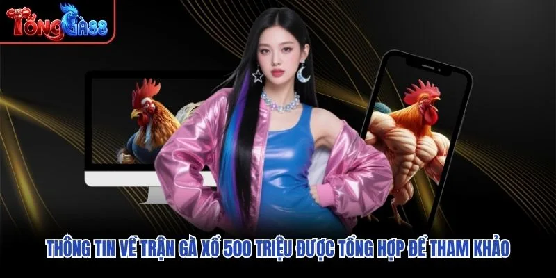 Thông tin về Trận Gà Xổ 500 Triệu được tổng hợp để tham khảo Thông tin về Trận Gà Xổ 500 Triệu được tổng hợp để tham khảo