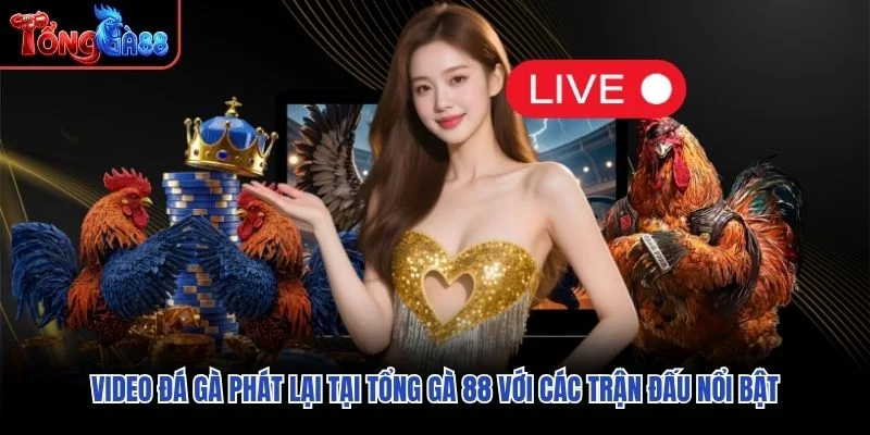 Video đá gà phát lại tại Tổng Gà 88 với các trận đấu nổi bật